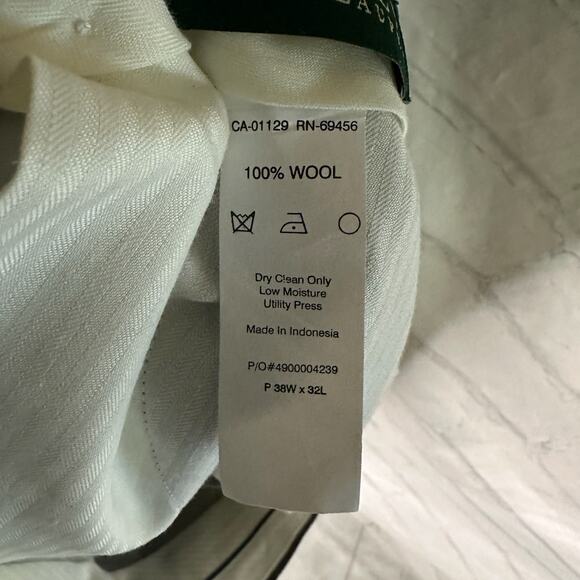 Ralph Lauren Men’s Gray Wool Dress Pants, Size 38x32, Pre-owned - Picture 4 of 4